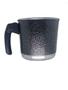 Imagem de Caneca Leiteira Canecão Alumínio Preto 13 cm Diâmetro 1L