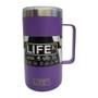 Imagem de Caneca Lifek 710ml Térmica Em Aço Inox Com Tampa Plástica para Dispenser de Líquidos Com Paredes a Vácuo