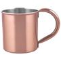 Imagem de Caneca Lisa Moscow Mule Flat Inox Rose Bronze Drink 250Ml