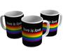 Imagem de Caneca love is love amor é amor presente orgulho lgbt