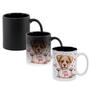 Imagem de Caneca Mágica Fosca Interna Preta Muda de Cor 325ml CACHORRO DOG APAIXONADO LOVE YOU 2 