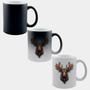 Imagem de Caneca Mágica Fosca Muda de Cor 325ml ALCE CHIFRE MARROM