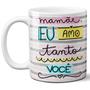 Imagem de Caneca mamãe eu te amo tanto você é minha maior inspiração