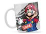 Imagem de Caneca Mario Com Café Divertida Porcelana Xícara 325ml + Caixa Presente