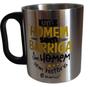 Imagem de Caneca metal inox - um homem sem barriga - BRASFOOT