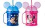 Imagem de Caneca Minnie 360ml com Orelha e Canudo, Imagem Adesivada - Avon