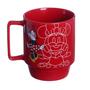 Imagem de Caneca Minnie Mouse Empilhável Vermelha Porcelana 400ML Oficial Disney - Zona Criativa