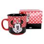 Imagem de Caneca Minnie Mouse Vermelha E Preta Cerâmica Oficial Disney - Zona Criativa