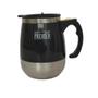 Imagem de Caneca Mixer Misturador Aço Inox Pilha 400Ml Copo Isotérmico