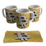 Imagem de Caneca Moeda Virtual Bitcoin Criptomoeda Símbolo 325ml