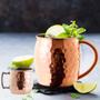 Imagem de Caneca Moscow Mule Cobre Martelado 470ml - Rose Gold