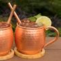 Imagem de Caneca Moscow Mule Inox Rose Bronze Drink 500Ml