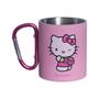 Imagem de Caneca Mosquetão Hello Kitty 300ml Aço Inox Trilha Caminhada Zona Criativa - 10025959