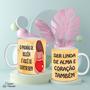 Imagem de Caneca Mulher Empoderada Plus Size Curvas Dia Das Mulheres Outubro Rosa Porcelana MEGA OFERTA!