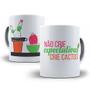 Imagem de Caneca não crie espectativas crie cactos presente planta