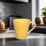 Imagem de Caneca Oxford Dalas 280ml Com Alto-relevo - Amarelo