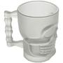 Imagem de CANECA P/CHOPP E CERVEJA DE VIDRO SODO-CALCICO CAVEIRA ROCK STYLE FOSCO 510ml