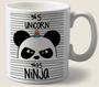 Imagem de Caneca Panda - 5% unicórnio , 95% Ninja