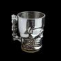 Imagem de Caneca para Chopp e Cerveja de Vidro Lyor Caveira Rock Style 510ml