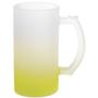Imagem de Caneca para Sublimação Chopp Vidro Jateada 475ml 12 Unidades