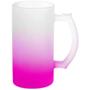 Imagem de Caneca para Sublimação Chopp Vidro Jateada 475ml 12 Unidades