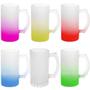 Imagem de Caneca para Sublimação Chopp Vidro Jateada 475ml 24 Unidades