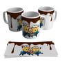 Imagem de Caneca Páscoa Minnions Chocolate Pingando 325ml