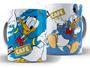 Imagem de Caneca Pato Donald Com Café Divertida Porcelana Xícara 325ml + Caixa Presente