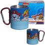 Imagem de Caneca Patrulha Canina Marshall Skye Rubble Chase Aço Inox Com Mosquetão Oficial Nickelodeon