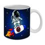 Imagem de Caneca Personalizada de Porcelana Astronauta Infantil 325 ML