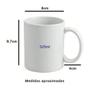 Imagem de Caneca Personalizada de Porcelana  Profissão: Sou Enfermeira com Flork  -  325ML