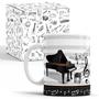 Imagem de Caneca Piano Pianista Musica + Caixinha