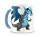 Imagem de Caneca Pokémon Mega Charizard color blue