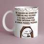 Imagem de Caneca Porc Flork Se alguém me oferecer café no meu velório eu não levantar 325 ml