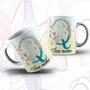 Imagem de Caneca Porcelana Alfabeto Floral Glitter Personalizada Com Inicial E Nome Todas As Letras E Nome