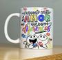 Imagem de Caneca Porcelana Autismo Frase Enquanto Existir Amor Não Haverá Diferenças