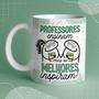 Imagem de Caneca porcelana branca 325ml - Flork dia dos professores