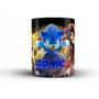 Imagem de Caneca Porcelana Branca Sonic 3 Filme Video Game Presente