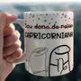 Imagem de Caneca Porcelana Capricorniana Flork Presente Lembrancinha