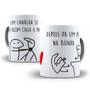 Imagem de Caneca Porcelana Divertida Flork Com Canalha F Assim