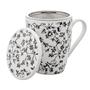 Imagem de Caneca Porcelana Filtro Tampa 310mL Lyor