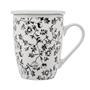 Imagem de Caneca Porcelana Filtro Tampa 310mL Lyor