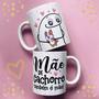 Imagem de Caneca porcelana flork mãe de cachorro também é mãe 325ml