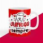 Imagem de Caneca porcelana flork namorados juntos para sempre 325ml