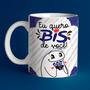 Imagem de Caneca Porcelana Flork Páscoa Eu quero Bis de você 325 ml