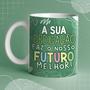 Imagem de Caneca Porcelana Flork Prof Feliz dia dos professores 325 ml