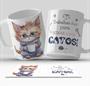 Imagem de Caneca porcelana personalizada Gatos