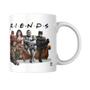 Imagem de Caneca Porcelana Personalizada Liga Da Justiça Friends 325ml