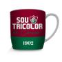 Imagem de Caneca Porcelana Premium BrasFoot Fluminense 300ML Urban Licenciada Branco