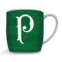 Imagem de Caneca Porcelana Premium BrasFoot Palmeiras1 300 ML Urban Licenciada Branco